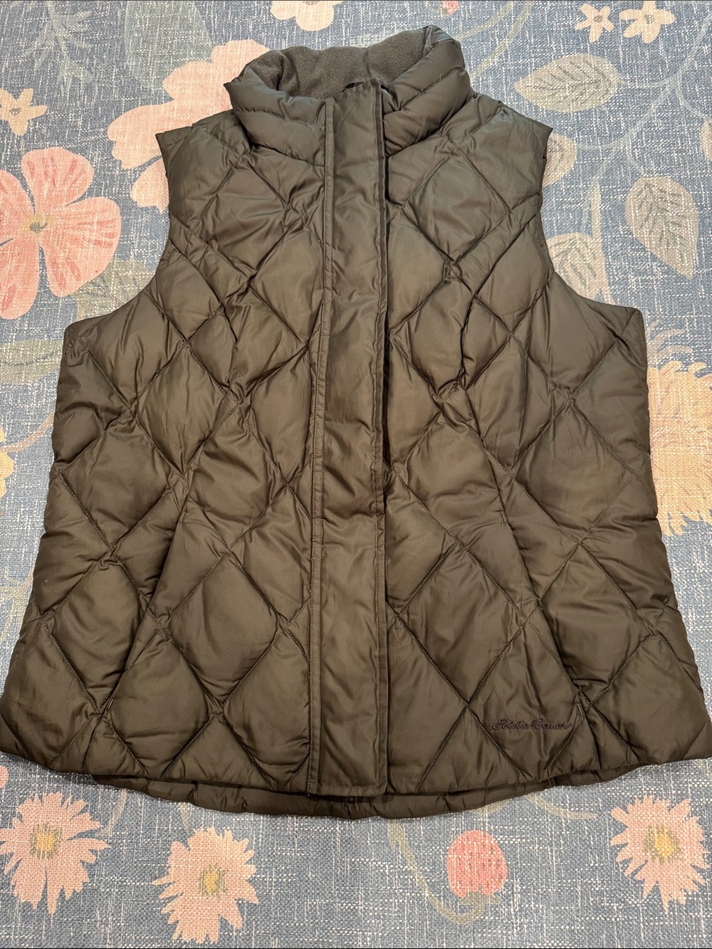 Eddie Bauer Premium Quality Goose Down Vest Sz L